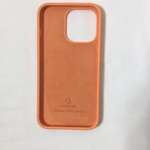 (Like New) Cordking Orange Silicone case for iPhone 14 Pro